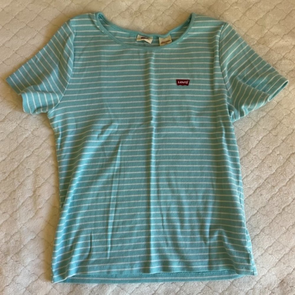 Levi's Striped Crop Tee